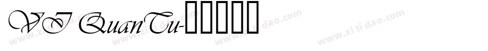VI QuanTu字体转换
